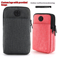Oxford Cloth Waterproof Outdoor Sports Crossbody Phone Bag