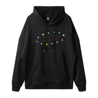 Men's Hot Stamping Printed Double-layer Hat Pocket Hoodie