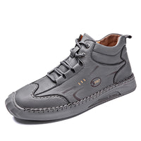 Men's microfiber high-top tooling shoes
