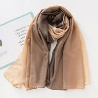 New Hemp Cotton Stitching Scarf Long Warm