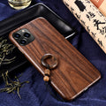 Simple And Ultra-thin Frosted Wood Phone Case