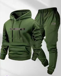 Women's Loose-fit Hoodie Jacket With Long Sleeves And Matching Pants
