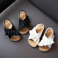 Korean lotus leaf sandals for girls