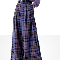 Retro Fashionable High Waist Slimming Wide-leg Pants For Women