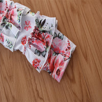 Fashion Girls Autumn Long-sleeved Suit Floral