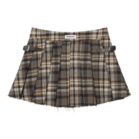 American Pleated Skirt Hot Girl Autumn And Winter Plaid Skirt