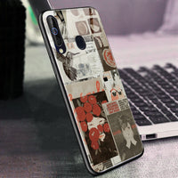 Anti-drop nostalgic illustration mobile phone case