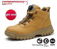 High Top Safety Shoes For Men All Seasons Anti-smash And Anti-puncture
