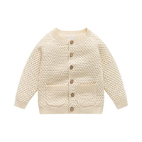 Boys' Fall Winter Coat Round Neck Sweater