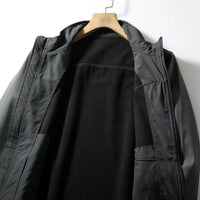 Spring New Retro Patchwork Contrast Color Stand-up Collar Coat 6407