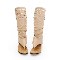 Spring And Summer Casual Flat Toe Sandal Boots