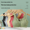 Front Buckle Underwear Vest Underwear Women's Seamless Front Buckle Plus Size Bra