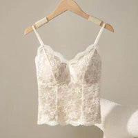 Womens Slim-fit Lace Camisole Base Layer Underwear