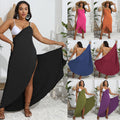 One-piece Irregular Beach Multi-Wear Cross-Strap Dress For Women
