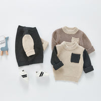 Korean Style Children's Long Sleeve Pullover Fashion Jacket