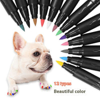 Beauty Paint Pen Graffiti Hook Line Three-in-one Soft Head Nail Brush