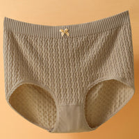 Women's Cotton High Waist Belly-contracting Antibacterial Crotch Lace Underwear