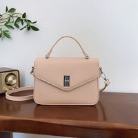 Fashion Casual All-match Commute Cowhide Portable Shoulder Messenger Bag