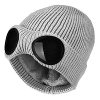 Autumn And Winter Outdoor Plus Velvet Warm Knitted Woolen Hat