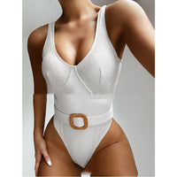 Women's Solid Color Bikini Swimsuit
