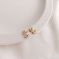 26 English Letter Pendant Earrings Necklace Bracelet Accessories