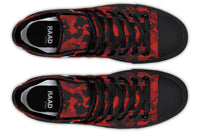 Printed Couple High Top Canvas Shoes