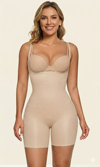 Open Bust Shapewear Tummy Control Bodysuits For Women Seamless Compression High Waisted Body Shaper