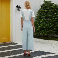 Loose High Waist Drape Casual Women Jumpsuit