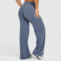 Peach Hip Slimming Yoga Straight-leg Pants