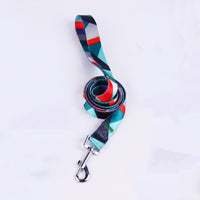 Hand Holding Rope Outing Dog Leash Dog Collar Three-piece Set
