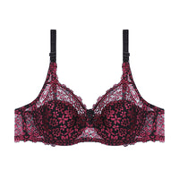 Women's Plus Size Lace Perspective Lingerie Fashion Bra