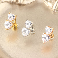 Peach Heart Cross-border Zircon Water Drop Belly Button Ring Doctor