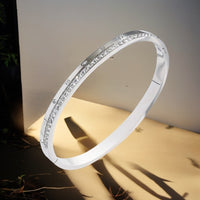 Womens High-end Non-fading Versatile Light-luxury Stainless Steel Bracelet