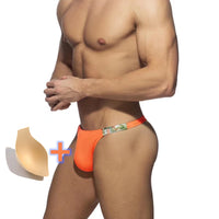 Low Waist Multicolor Printing AD Swimming Trunks