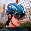 Mountain Bike Integrated Riding Cap Magnetic Goggles Helmet