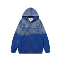 Men's Loose Casual Printed Hooded Sweatshirt