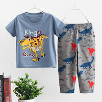 Thin Home Service Suit Short Sleeve Trousers Combination