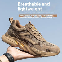 Summer Breathable Labor Protection Shoes Anti Smashing Anti Piercing  Anti Slip