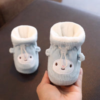 Baby Cotton Shoes Fleece-lined Thick Soft Soled Warm