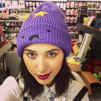 Cartoon Knitted Hat Autumn And Winter Double-layer Woolen Hat