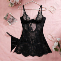 Mesh Shaping Bodysuit Pajamas For Women