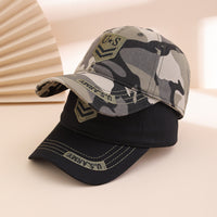 Unisex Camouflage Baseball Cap, Embroidered Casual Duckbill Hat, Four-Season Sun Protection, Versatile Outdoor Accessory
