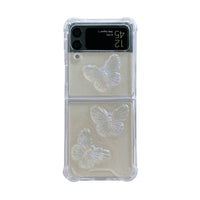Mobile Case Folding Screen Zflip3 Transparent Protective