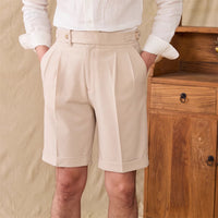 Men's Gentleman Five-point Suit Pants