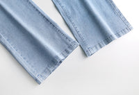 Thin Denim Wide-leg Thin Mopping  Casual Pants