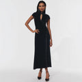 Elegant Figure-flattering Split Dress For Girls