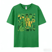 Lucky Clover Shirt Top Womens