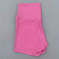 Lady's High Waist Peach Butt Lifting Sports Shorts