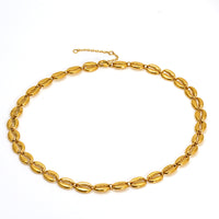 European And American Instagram-style Stainless Steel Shell Necklace