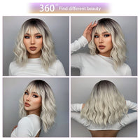Women's Wig Short Hair Dyeing